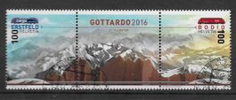 M1588 - Gotthard se tenant  1er jour