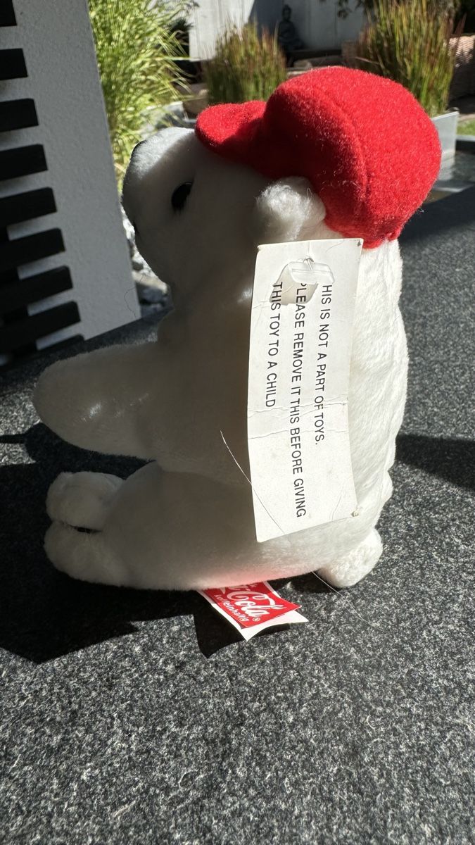 Coca-Cola Jouets: Original Coca-Cola Eisbär Plüschtier mit Etikett – D'occasion à Bassersdorf par coco-loco 1