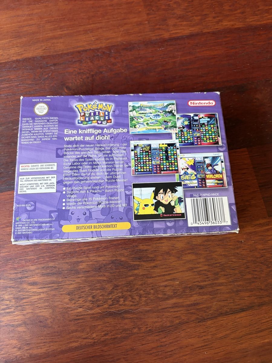 Giochi: Pokemon Puzzle League - N64 - OVP – Usato da Baden venduto da tob_t8gw 2
