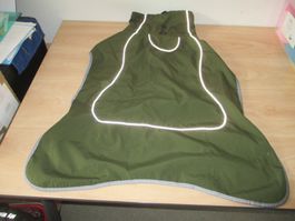 HUNDEMANTEL MIT FLEECEFUTTER RÜCKENLÄNGE 63CM NEU