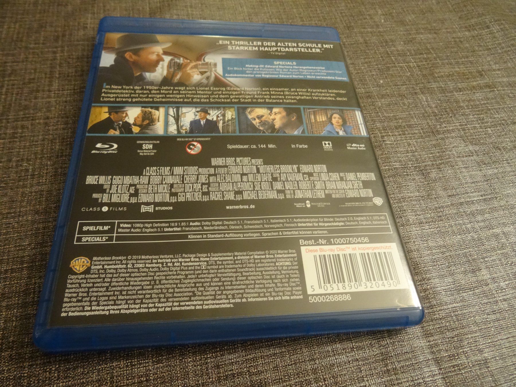 Tutti i DVDs: Motherless Brooklyn Blu-ray – Usato da Olten venduto da Disc-Verkauf 2