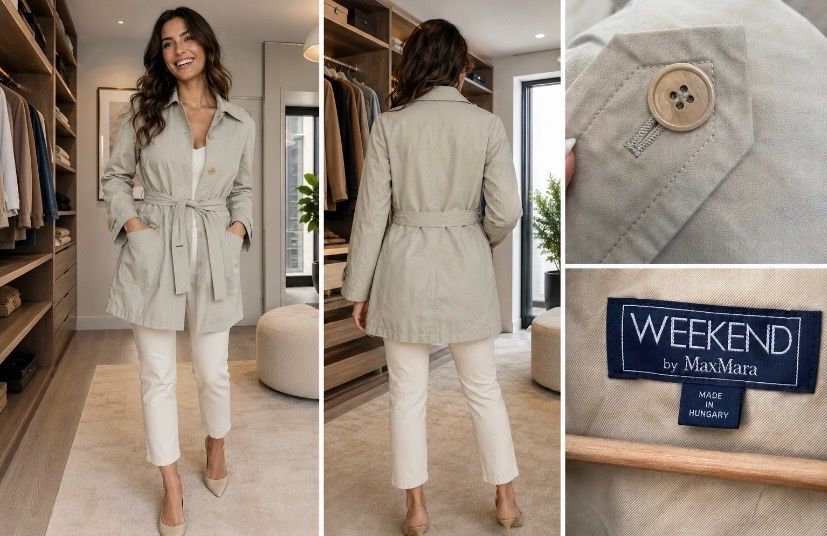 Max Mara Jacken: Trench Max Mara Weekend - 75% coton - T38 - neuf – Neu (gemäss Beschreibung) aus Genève von muj_2zmc