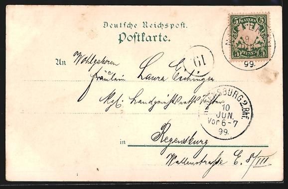 Cartoline postali: Litho Basel, Hoffmann's Stärkefabriken  – Usato da Berlin venduto da bartko-reher 1