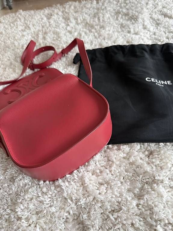 Celine Borse da donna: Celine Folco Bag Triomphe Rossetto – Nuovo (secondo la descrizione) da Viganello venduto da Paulinegis 4