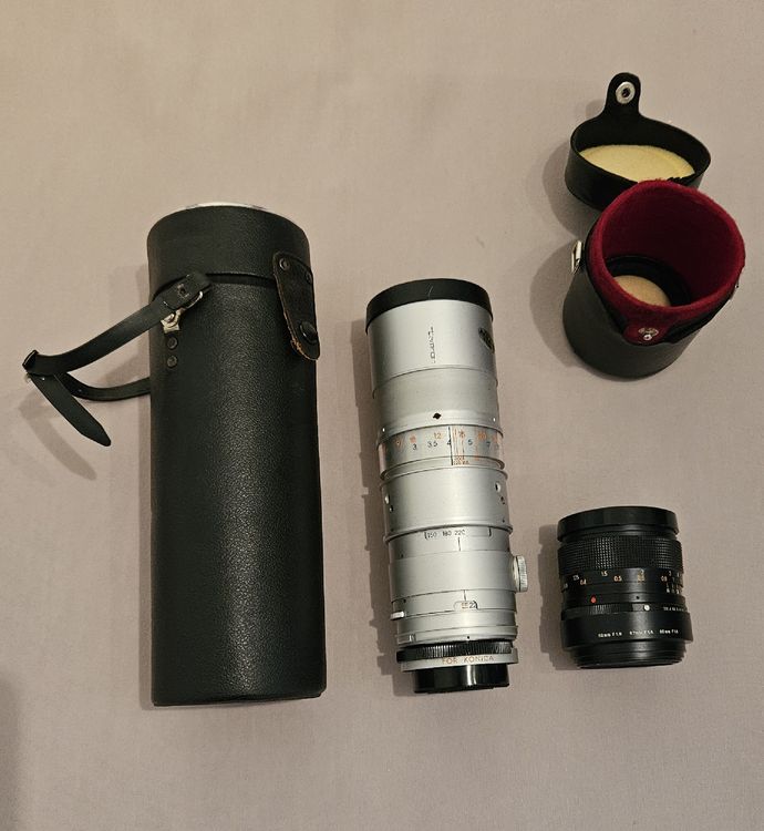 Konica Appareil photo: Konica Autoreflex T Spiegelreflexkamera mit Objektiv usw. – D'occasion à Immensee par MaFiFe94 2
