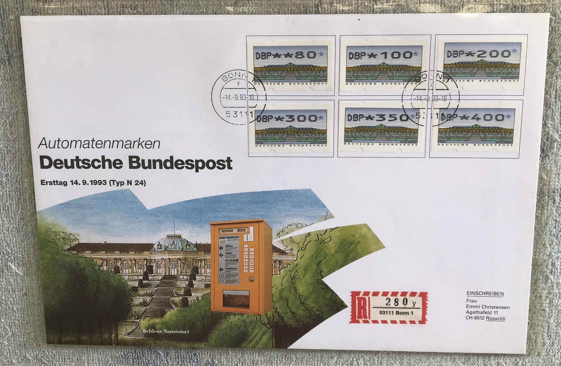 Alle Briefmarken: FDC MAXI AUTOMATENMARKEN – Gebraucht aus Ostermundigen von crazy-horse-1840