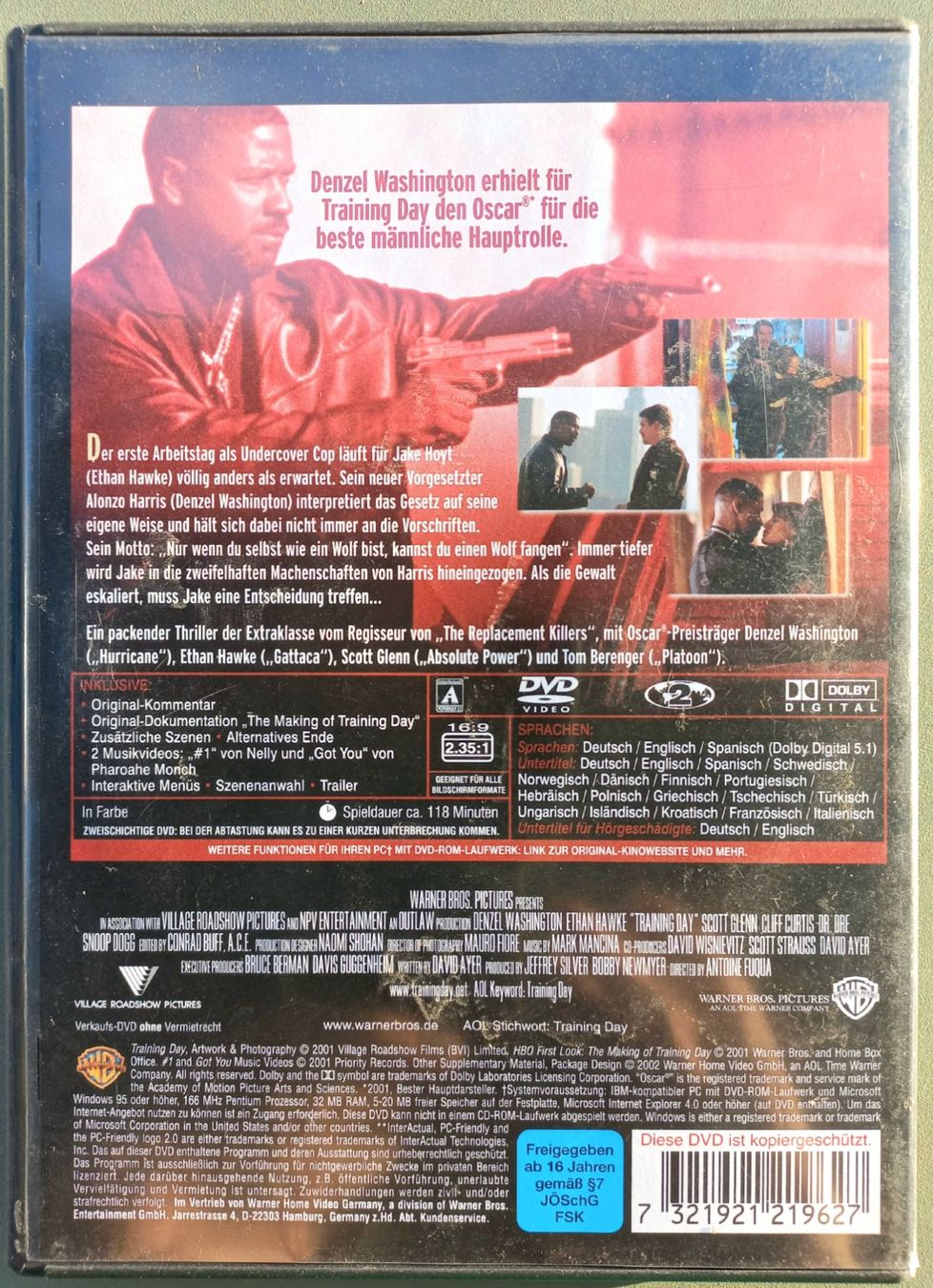 Alle DVDs: DVD D/E - Training Day – Gebraucht aus Niederuzwil von lubimaja 2