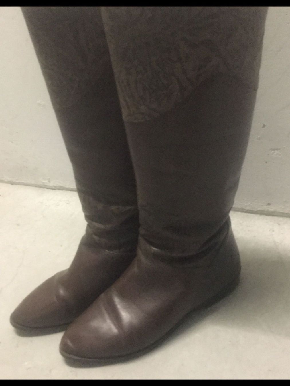 Damenschuhe: Leder Stiefel braun – Gebraucht aus Bern von HBYISIS