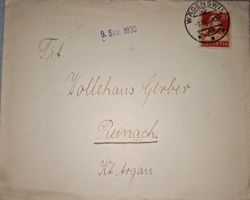Wädenswil / Datumstempel 09.09.1930 / Tell 