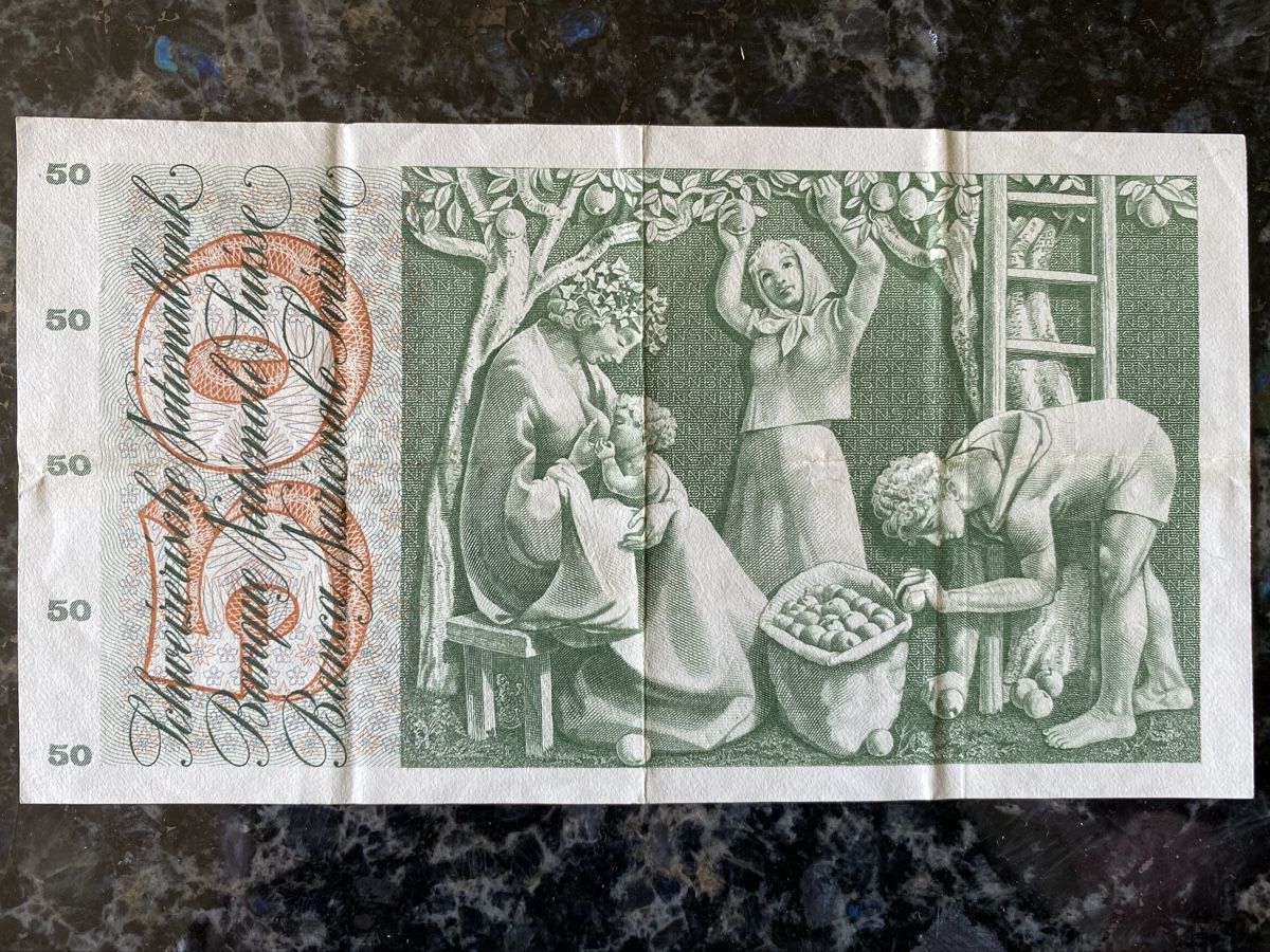 Banknoten: Alte Schweizer Bsnknote. – Gebraucht aus Wohlen AG von Botaurus 1