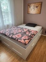 Bettgestell mit Schubladen IKEA (140x200cm)