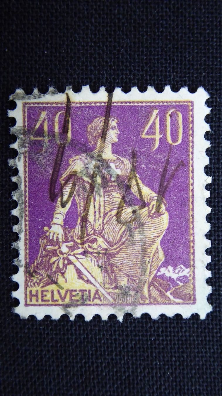 Tutti i francobolli: (E126) 1908  Zst. Nr. 107 ʘ – Usato da Basel venduto da scholle50