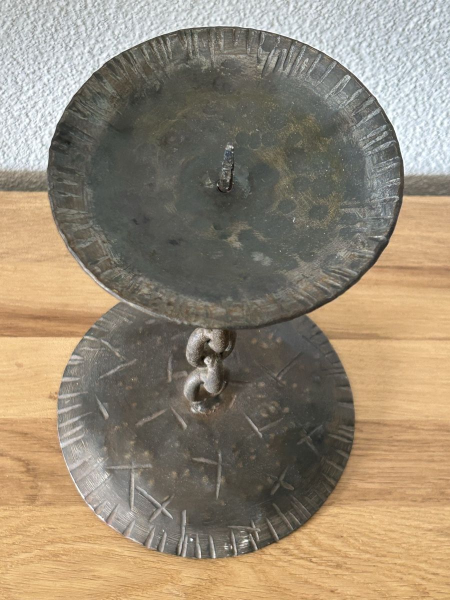Portacandele: Brutalistischer Kerzenständer Eisen Vintage – Usato da Wettingen venduto da Mmccl 1