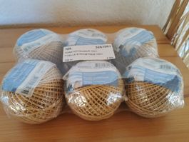6 x NEUE Schnur à 100 Meter, reissfest, SONDERPREIS