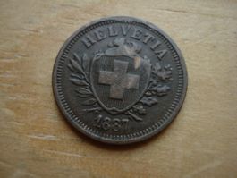(W5) 1 Rappen 1890