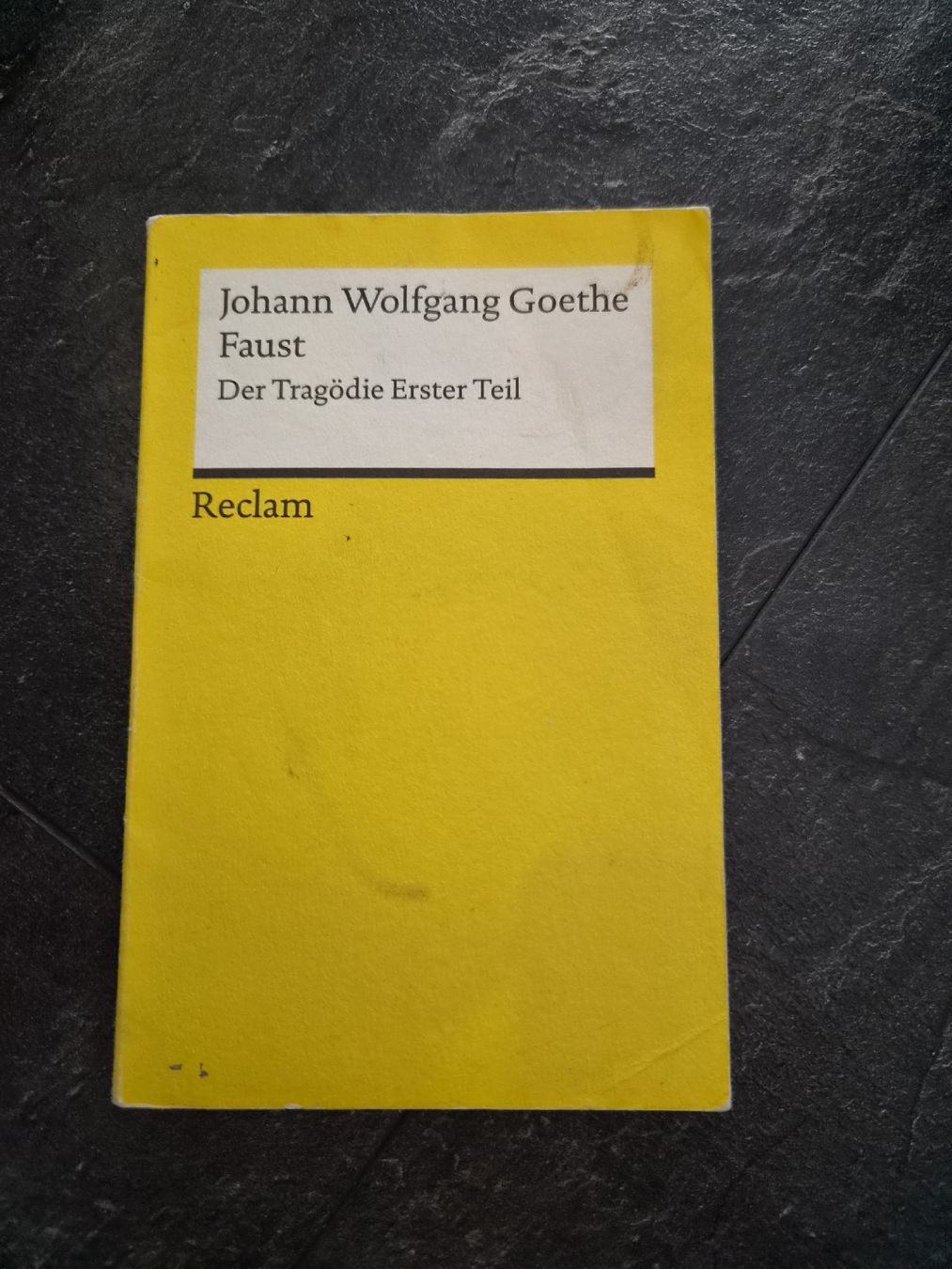 Bücher: Goethe Faust Der Tragoedie Erster Teil Reclam – Gebraucht aus Uznach von rir_k7xb