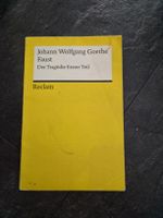 Goethe Faust Der Tragoedie Erster Teil Reclam