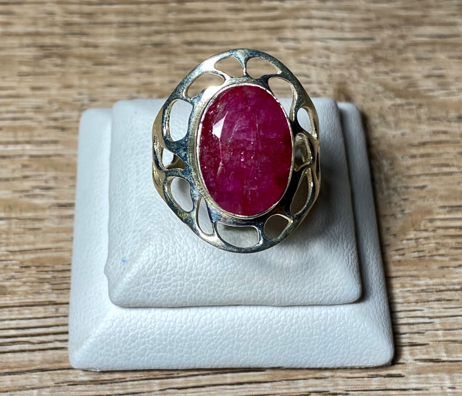 Ringe: natürlicher Rubin - 925 Silber Ring orientalisch – Neu und originalverpackt aus Laax von Kiki_Kingdom3 6