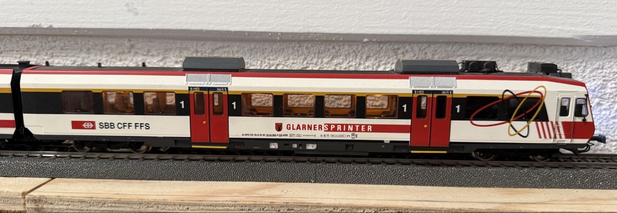 Liliput Modelleisenbahnen: Glarner Sprinter Liliput AC 1/87 – Gebraucht aus Morrens VD von YannD02 2