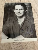 Max Herbrechter Autogrammkarte - Rarität! Signiert.