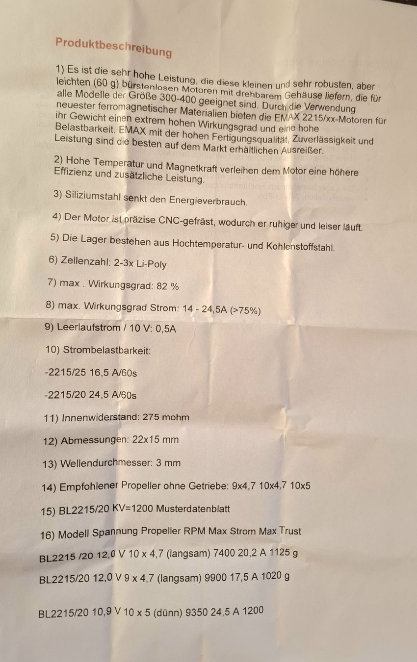 Motoren: Topmodel 60 gr. Motor – Neu (gemäss Beschreibung) aus Gunzwil von Minor300 6
