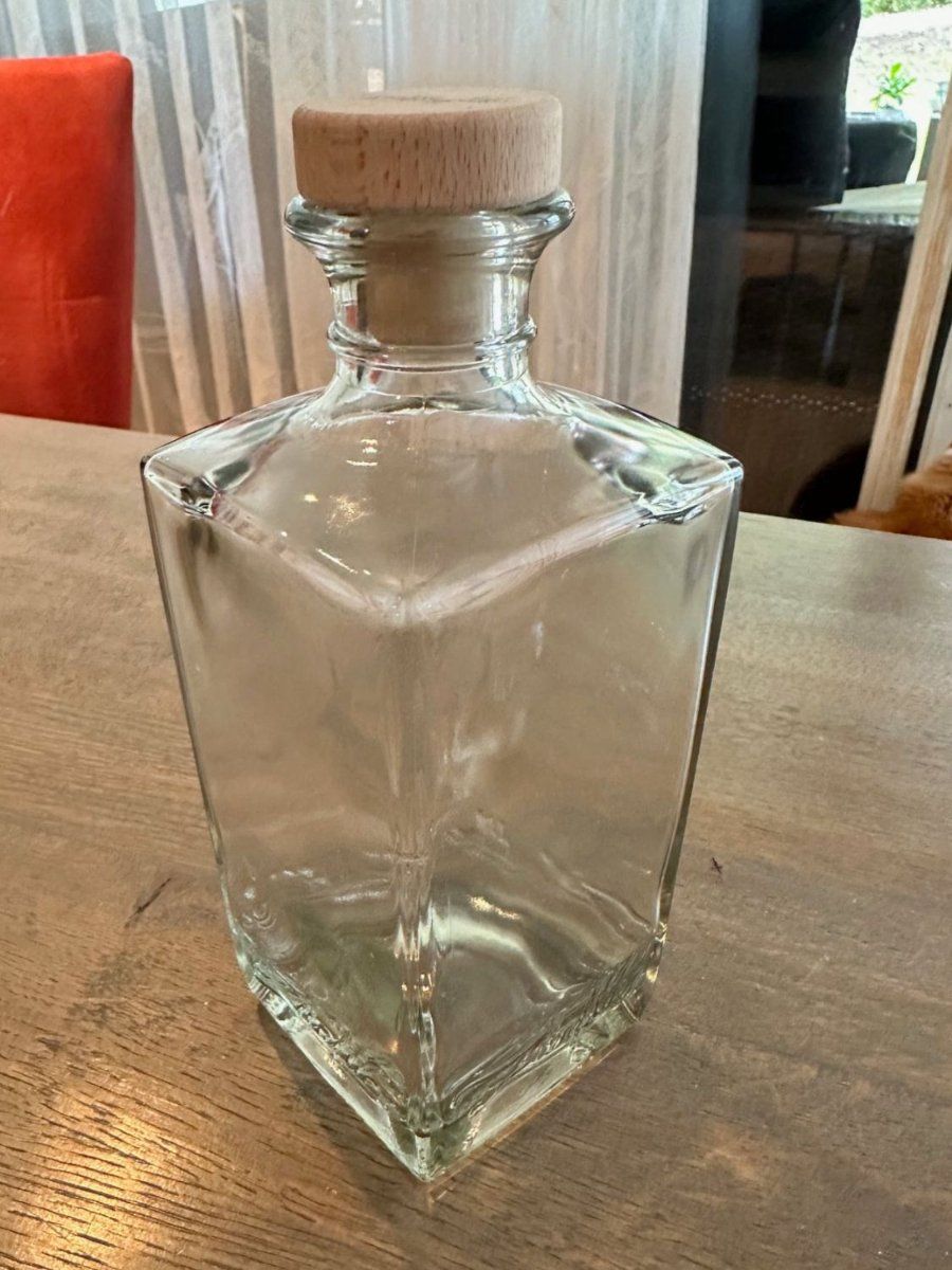 Altro: 2 Glas-Flaschen mit Korken - Klein und Gross – Usato da Auw venduto da beretta1966 2