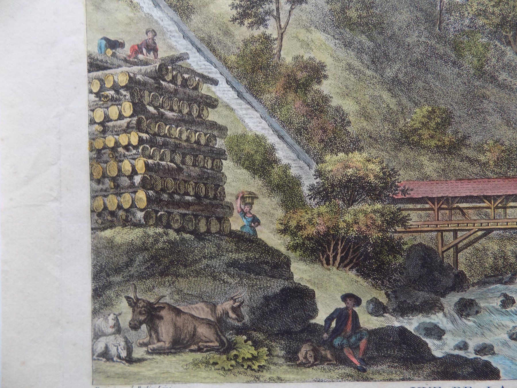 Gravures: Bevieux la Saline – D'occasion à Risch par Antikfee 4