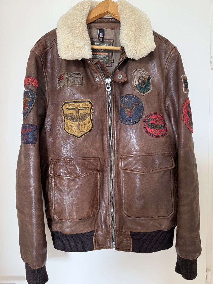 Giacche: Blouson en cuir Daytona – Usato da Vernier venduto da ley_yqh9 5
