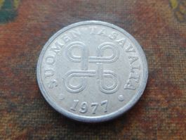 FINLANDE  5  Pennia  1977