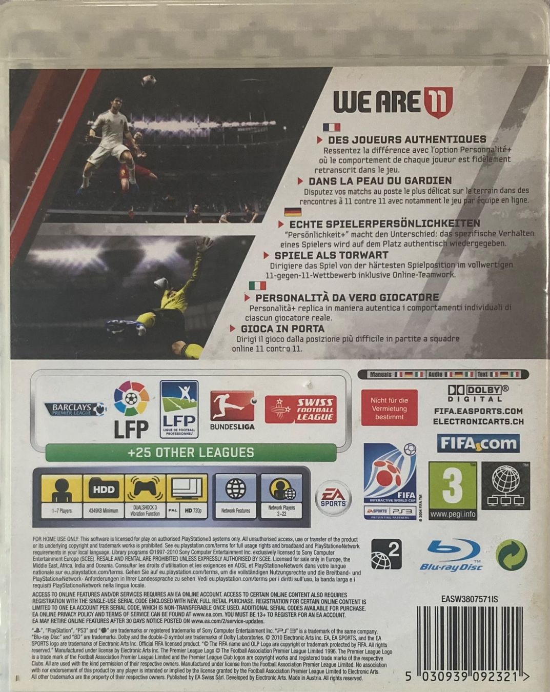 Spiele: PS3 - FIFA 11 – Gebraucht aus Poliez-Pittet von Newtown-Records 1