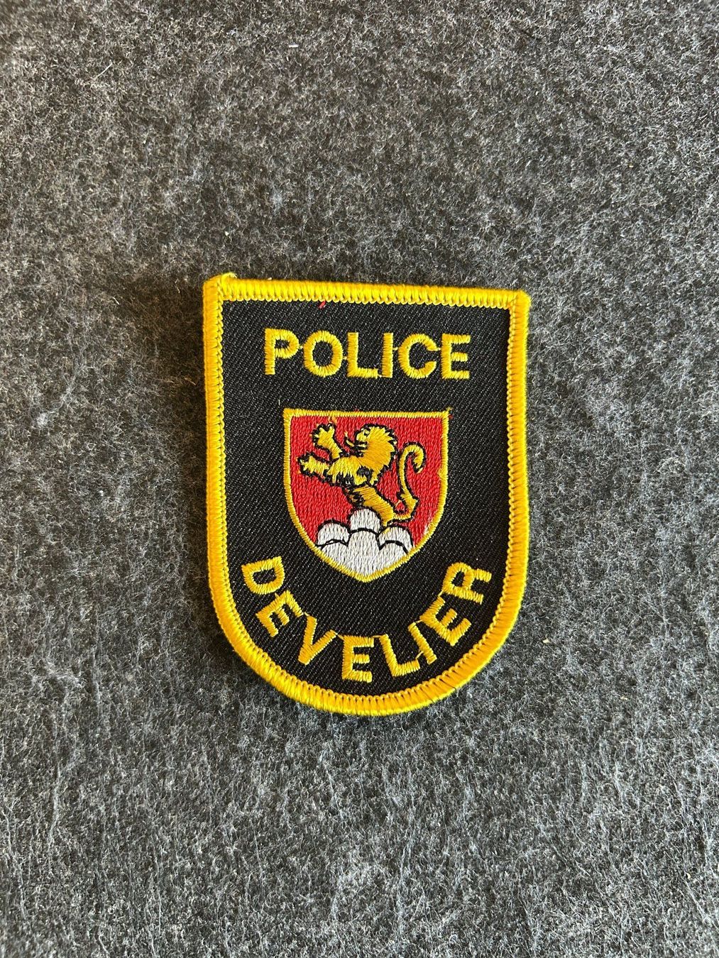 Plaketten & Abzeichen: Patch, JU, Police Develier – Gebraucht aus Berikon von DGC-1995