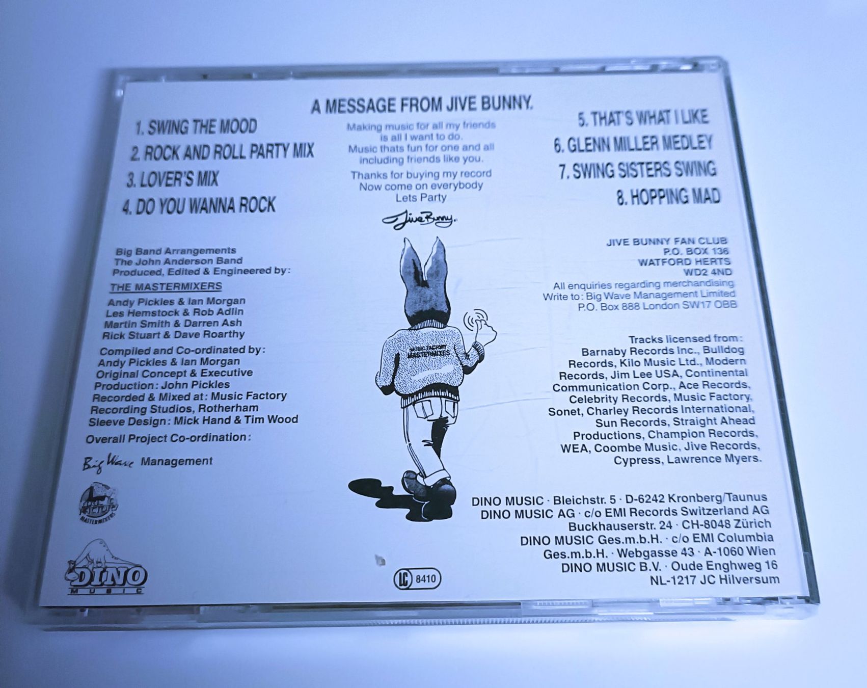 CD: Jive Bunny - The Album - R1 – Usato da Köniz venduto da Listeningthings 1