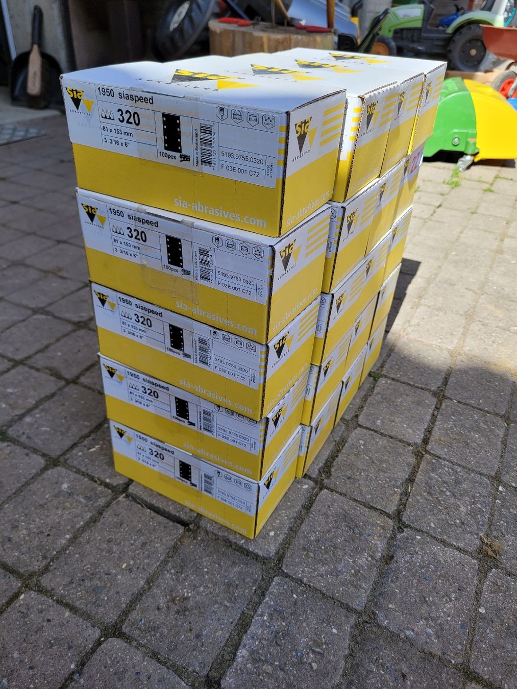 Tutti gli attrezzi: Schleifpapier 320 Körnung – Nuovo (secondo la descrizione) da Teufenthal AG venduto da Fiat666dt