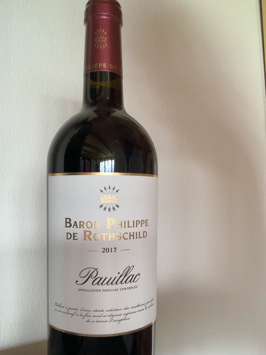 Vino: Pauillac, 2017 , Baron Philippe de Rothschild, – Nuovo e nell'imballaggio originale da Hemberg venduto da JUB_JUB