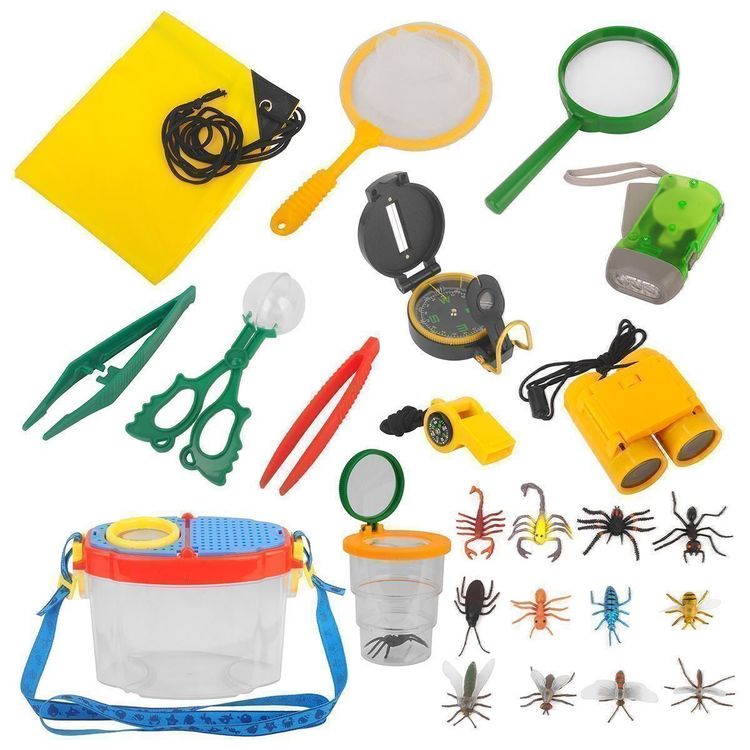 Kulveanju Entdecker Set 17-teilig - Insektenfang Set Für Kinder Ab 4 Jahren