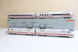 Märklin ICE Zug Set 3750 + 2 x Mittelwagen - Digital H0