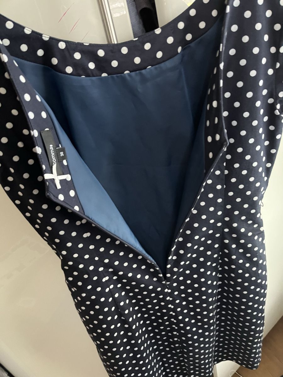 Comma Kleider: Comma Navy Blue Dress EU 38, NEW – Neu (gemäss Beschreibung) aus Windisch von bymarikaa 4