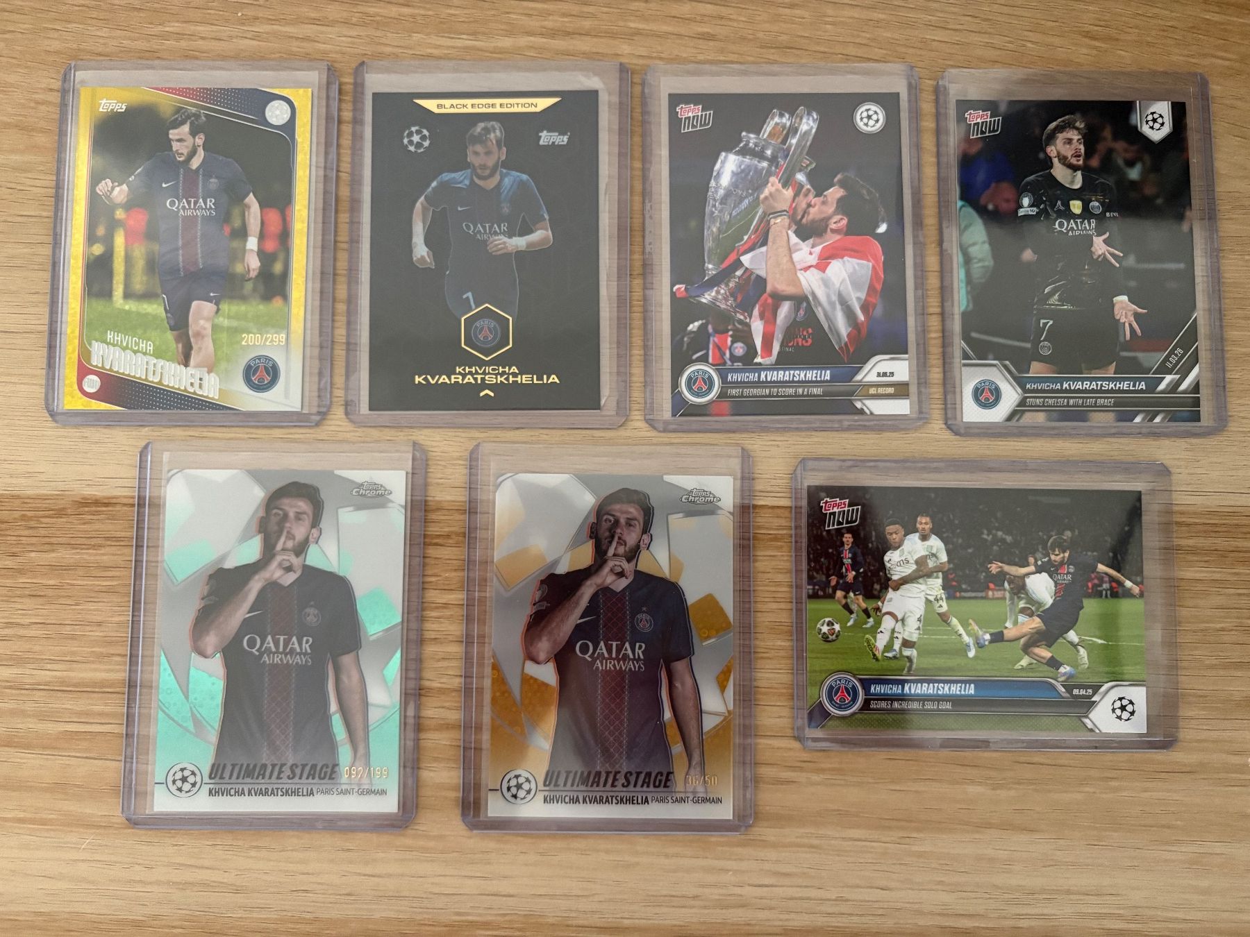 Topps Carte collezionabili: Kvicha Kvaratskhelia Topps PSG – Usato da Obfelden venduto da thehunter29 1