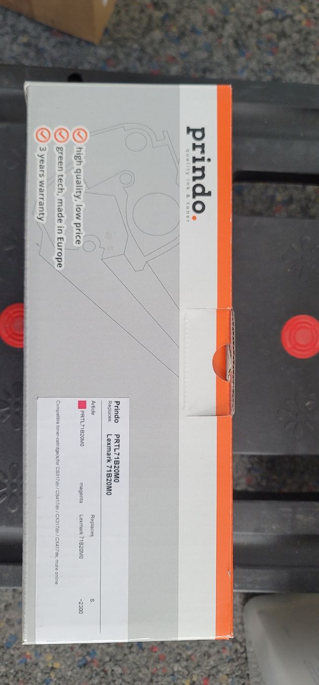 Lexmark Cartucce per stampanti & toner: Lexmark 71B20M0 – Nuovo (secondo la descrizione) da Ostermundigen venduto da zaster.cholae
