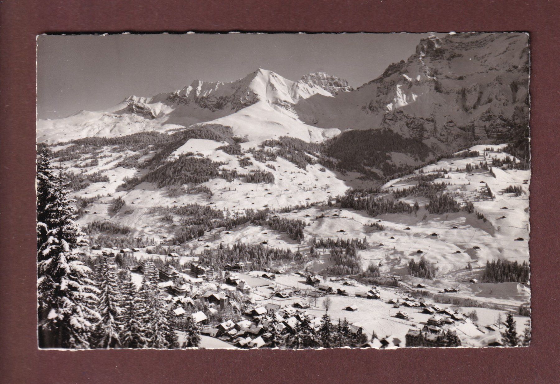 Ansichtskarten: ADELBODEN - 1954 – Gebraucht aus Pully von nicecards-shop