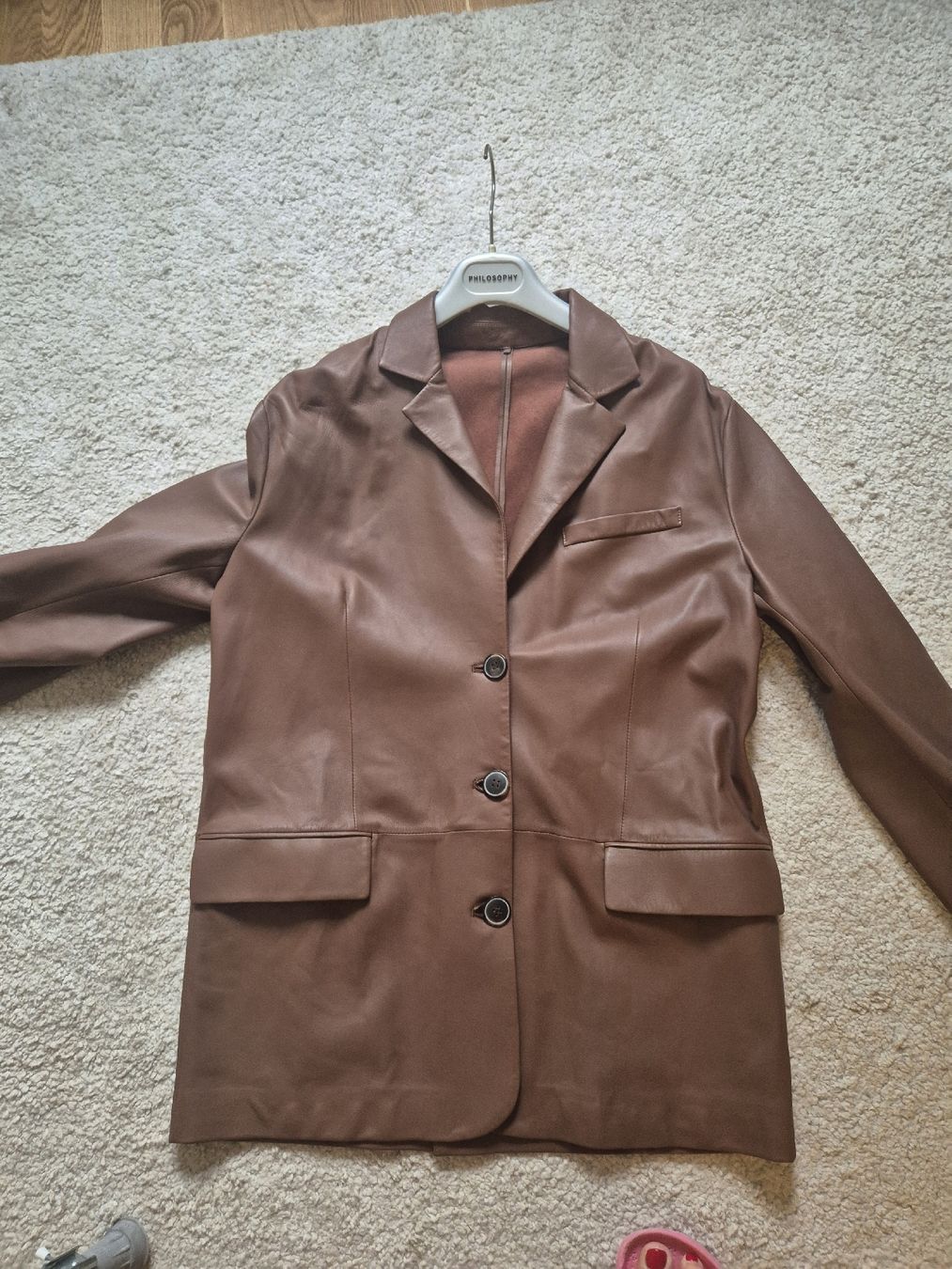 Giacche: Leggerissima Meravigliosa oversize giacca in pelle – Usato da Luzern venduto da jen_9s9n