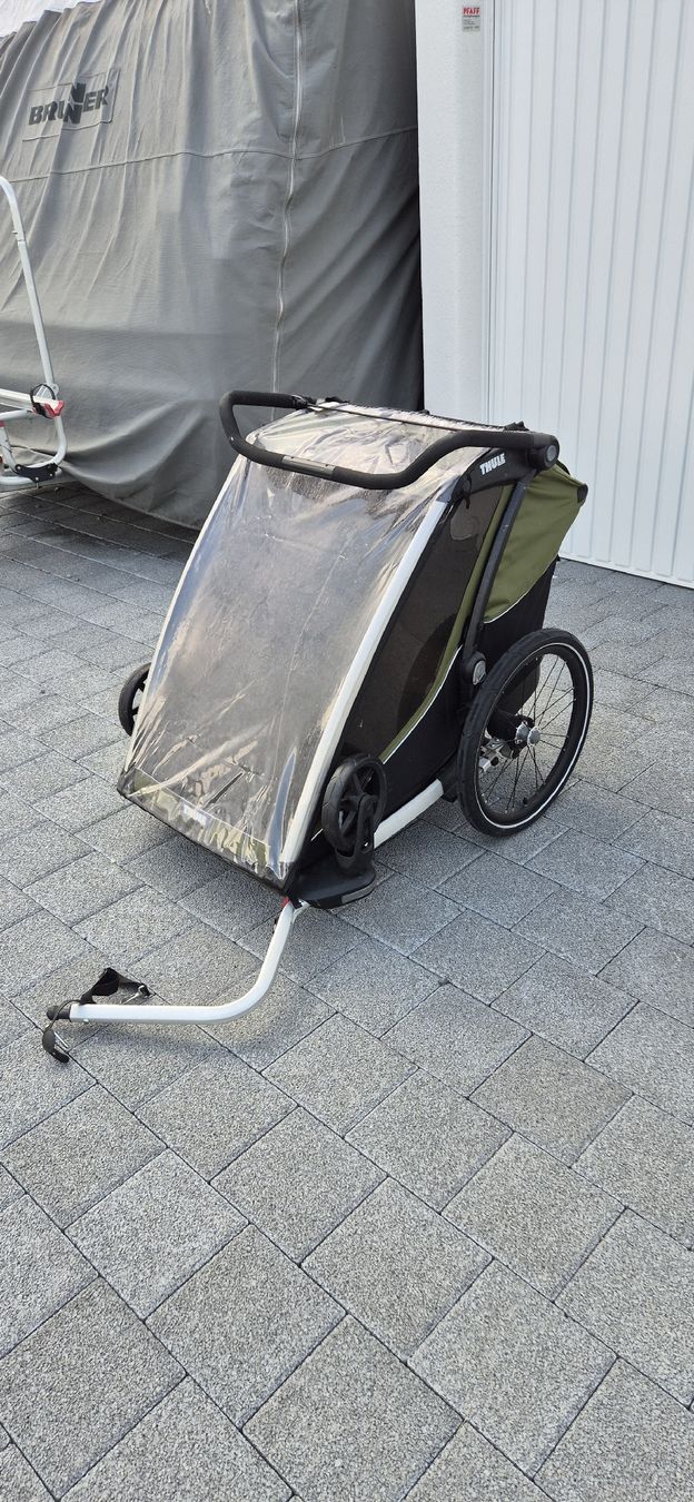 Thule Rimorchi: Thule Chariot CAB 2,  Kinderanhänger, 2-Plätzer – Usato da Safenwil venduto da DHIMH7 2