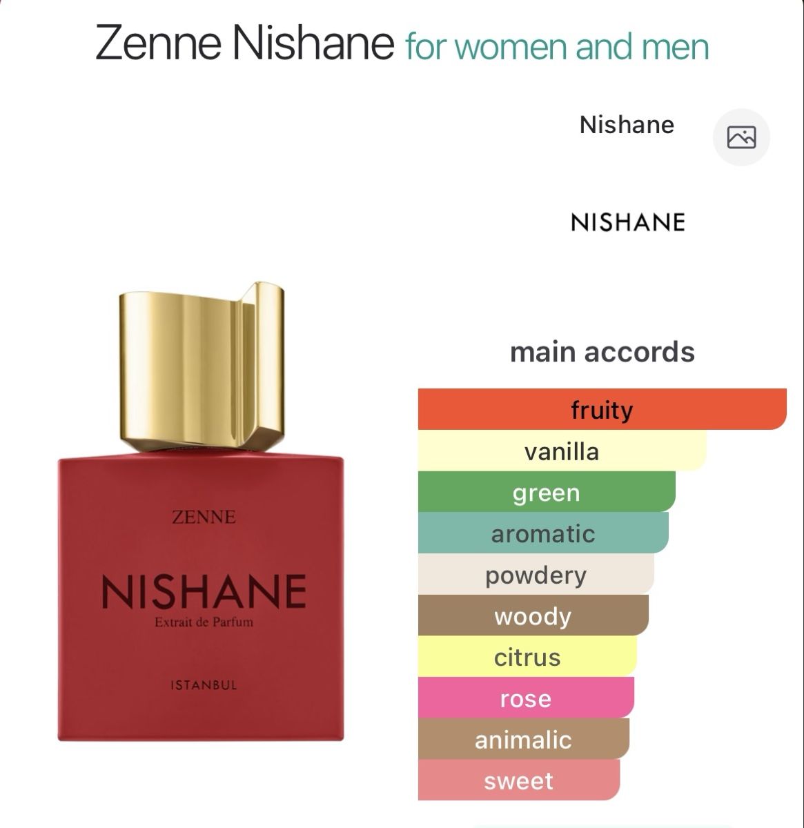 Nishane Profumi & Eau de Toilette: NICHE - EDP Zenne by Nishane (decant) – Usato da Genève venduto da StaceyH 2