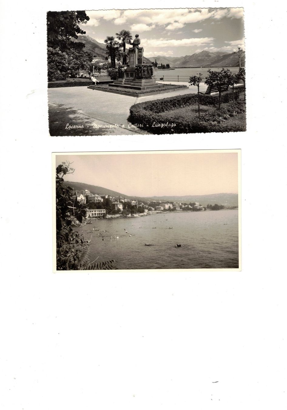Cartoline postali: Locarno Tessin Ticino Lungalago – Nuovo (secondo la descrizione) da Widnau venduto da Seppl480