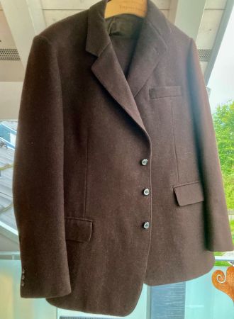 Berntuch-Anzug ca. Gr. 52 oder 26 mit gefütterter Hose