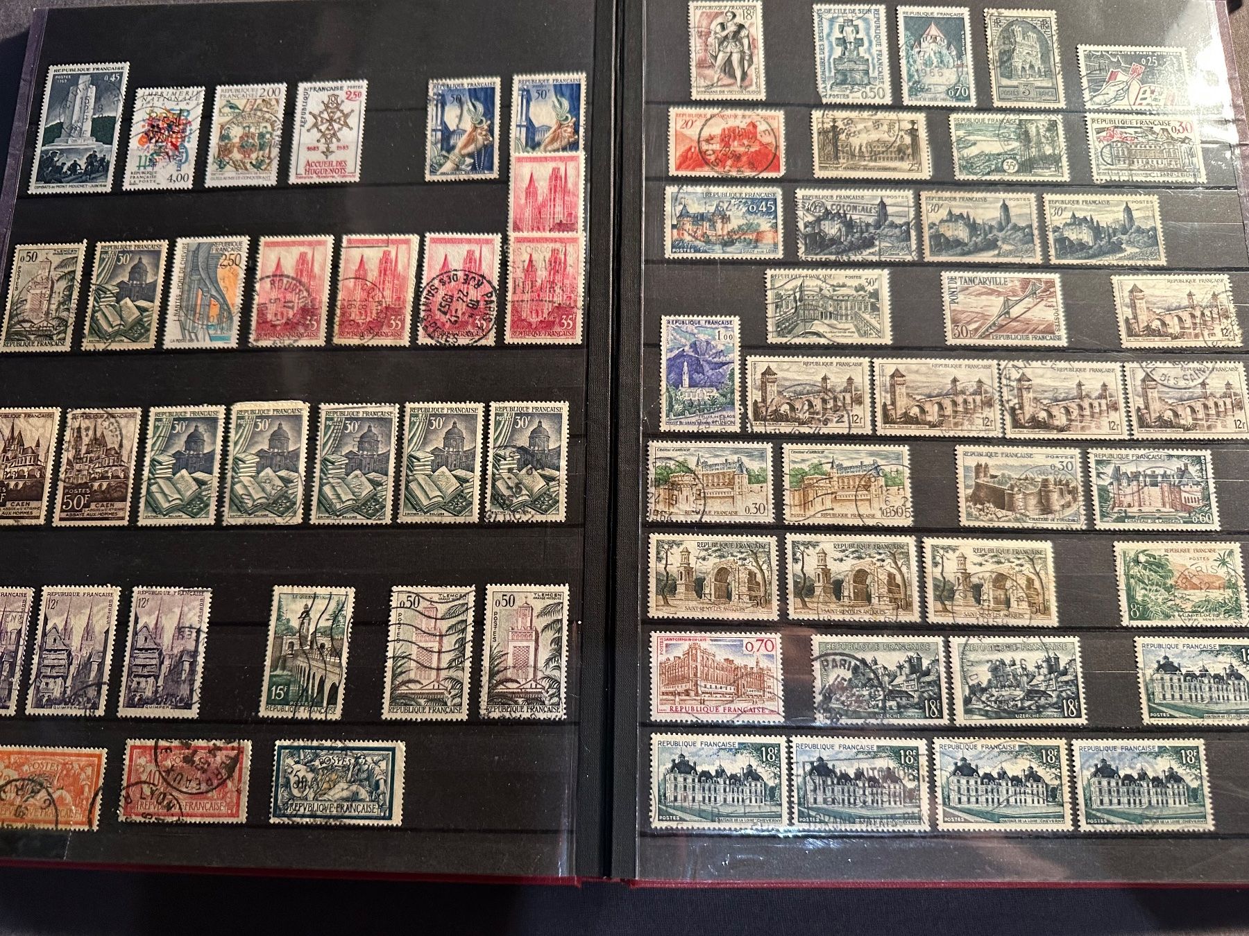 Tutti i francobolli: Sammlung Frankreich - Spanien im Album – Usato da Stettfurt venduto da 2442 3