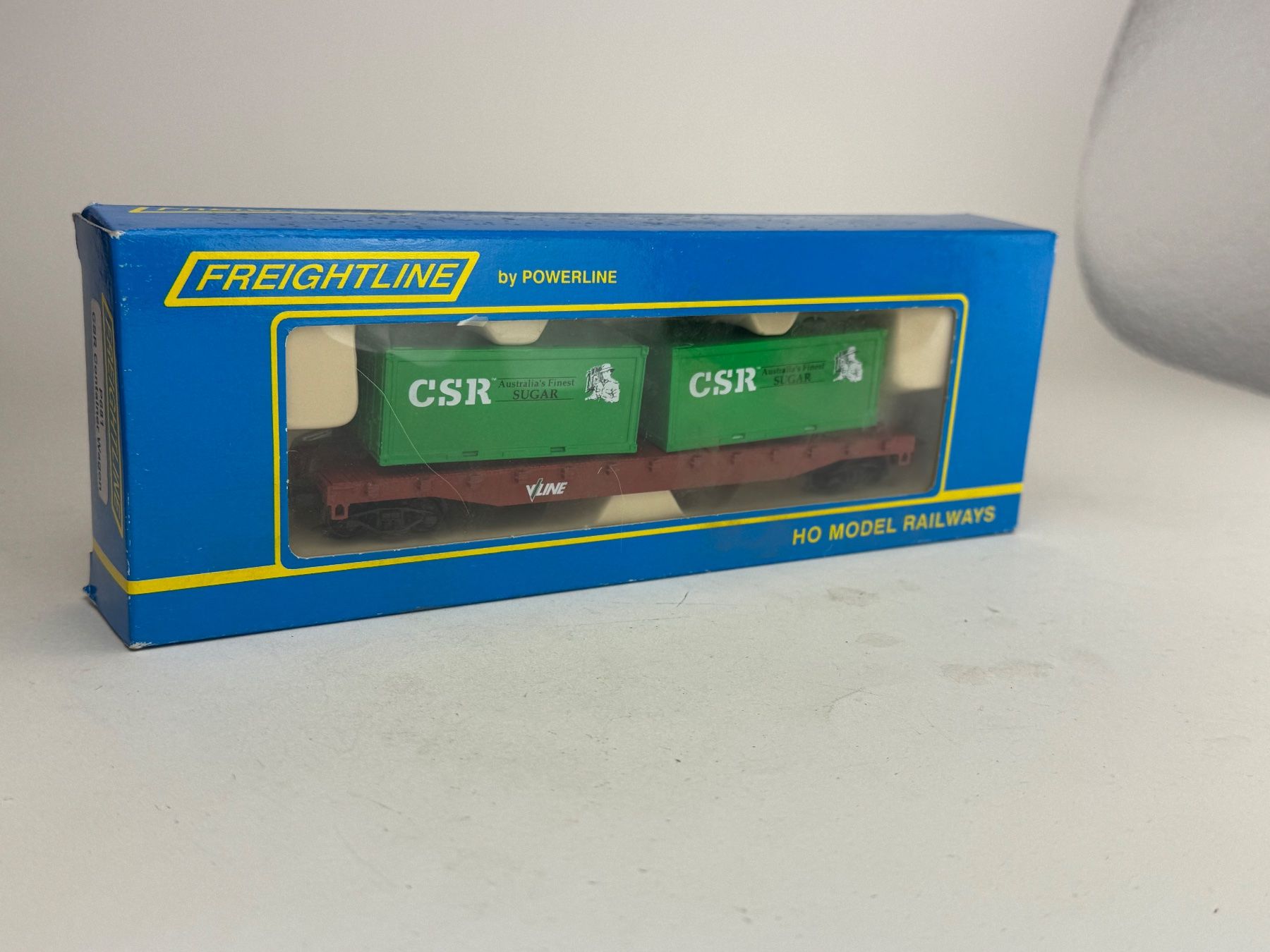 Modellini di ferrovie: EX- Freightline US Containerwagon CSR – Usato da Elm venduto da Wikmtz 3