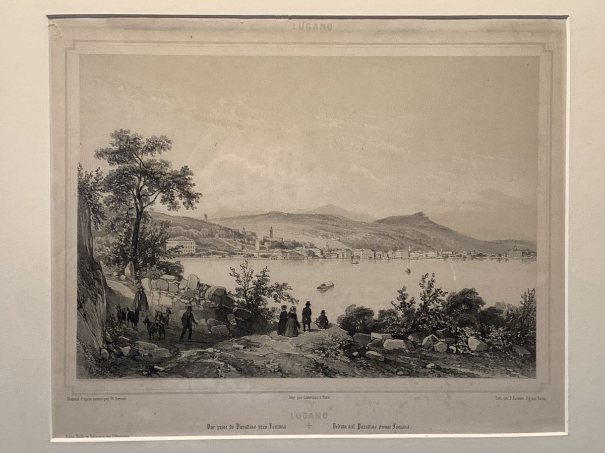 Incisioni: Gravure de LUGANO – Usato da Veytaux venduto da Latourelle 1