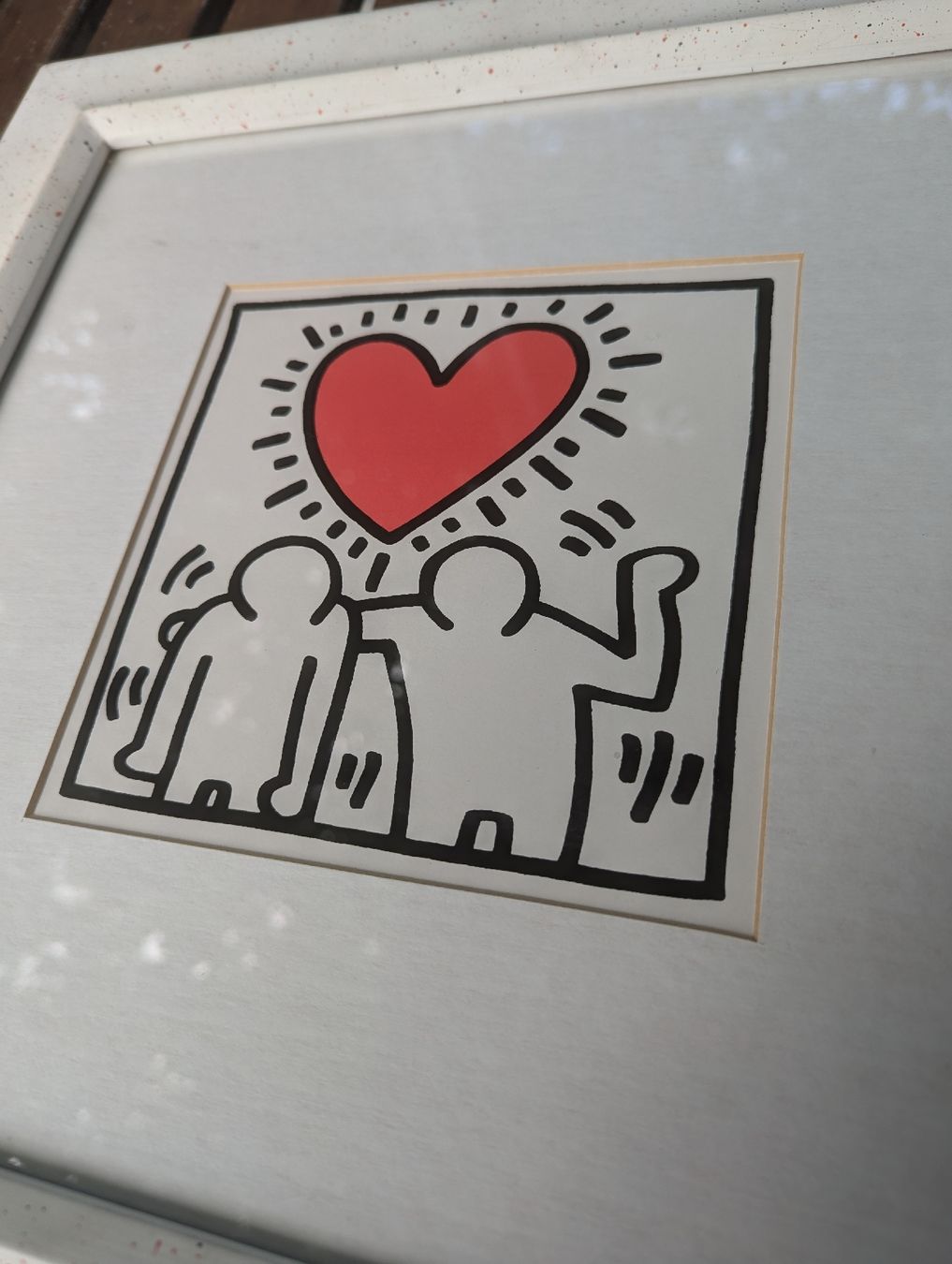 Grafica & Litografie: Keith Haring "Freundschaft" Framed Pop Art Print – Usato da Erlinsbach SO venduto da Meytalien 1