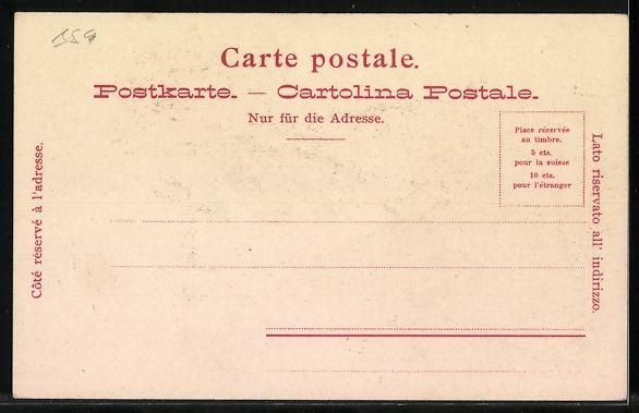 Cartoline postali: Litho Wildkirchli, Chocolat Suchard, Paa – Usato da Berlin venduto da bartko-reher 1